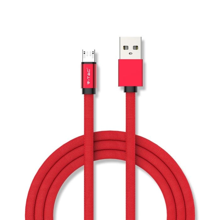 Cable USB V-TAC - Serie Ruby - Rojo