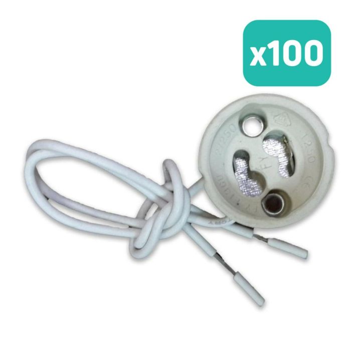 V-TAC LED Spot Light - GU10 - Soporte - Pack de 100