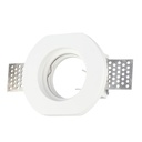 V-TAC LED Aro redondo - Empotrable - GU10 - IP20 - Blanco