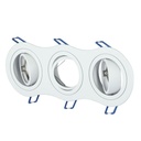 V-TAC LED Aro redondo - Empotrable - GU10 - IP20 - Blanco