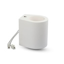 V-TAC LED Aro redondo - Accesorios de superficie G9 - IP20 - Blanco