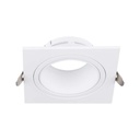 Foco LED V-TAC - Empotrable - GU10 - IP20 - Blanco