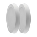 Mini panel LED V-TAC - Superficie retroiluminada - IP20 - Blanco - 6W - 660 Lúmenes - 4000K - Pack de 2