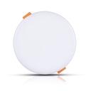 V-TAC LED Mini Panel Redondo Ajustable - Samsung - IP20 - Blanco - 24W - 1800 Lumens - 4000K
