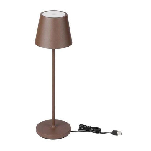 [23446] V-TAC Lámpara de mesa de carga inalámbrica - IP54 - Corten - 1.5W- 150 Lumens - 3000K