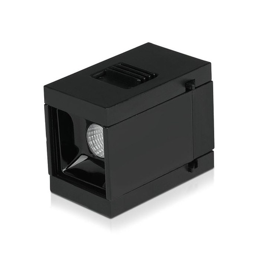 [7958] V-TAC LED Magnetic Foco de carril - Linear Dicroica - IP20 - Negro - 1W- 35 Lumens - 3000K