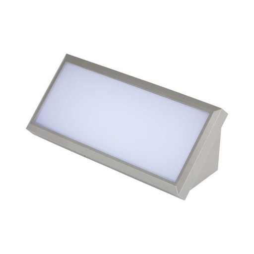 [218238] V-TAC LED Luz de Pared - Softlight - IP65 Impermeable - Gris - 20W - 2050 Lumens - 6400K