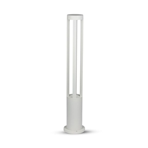 [8327] V-TAC LED Bolardo - IP65 Impermeable - Blanco - 10W - 450 Lumens - 6400K - 80CM