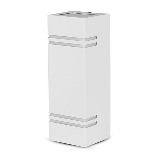 [7543] V-TAC Aplique Exterior - UP - Down - Accesorios de Pared - Soporte GU10 - IP44 - Blanco