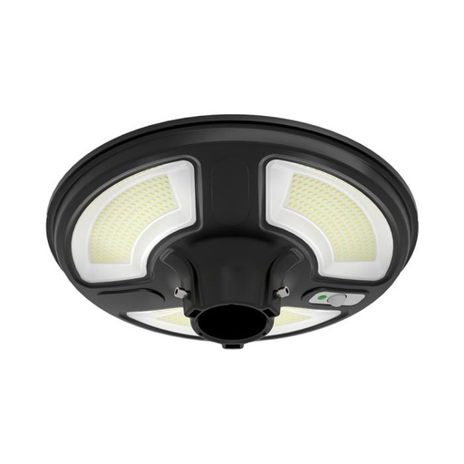 [5152] V-TAC Solar Sensor Luz Jardín - IP65 Impermeable - Negro - 10W - 1500 Lumens - 6500K