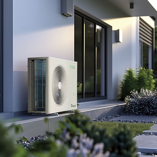 Bomba de Calor V-TAC 16kW Monofásica - ATW Monobloc - R32 - Ventilador DC - 220-240V