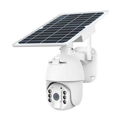[11616] Cámara Solar Inteligente - IP65 - Blanco - 4G - PTZ