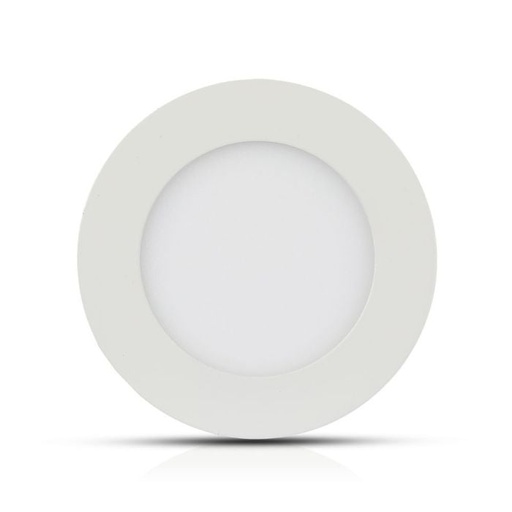 [708] Mini panel LED redondo V-TAC - Samsung - Serie Premium - IP20 - Blanco - 6W - 420 Lúmenes - 6400K